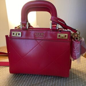 NWOT Guess Katey Mini Satchel Quilted Bag